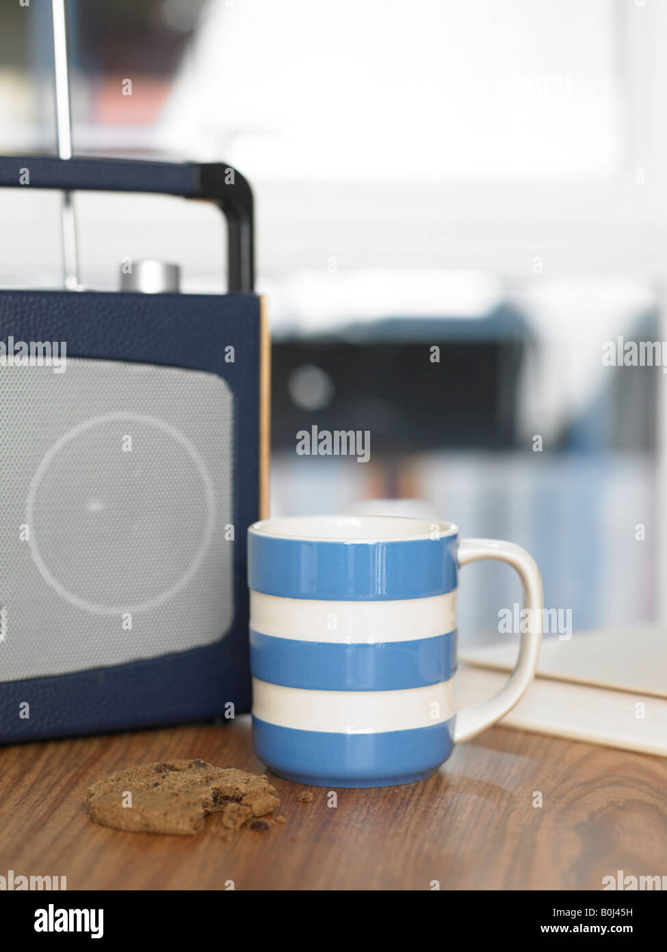 mug and biscuit Stock Photo
