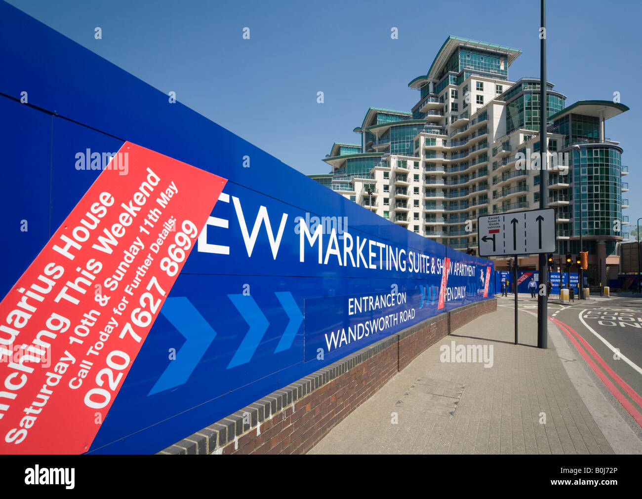 St Wharf apartments for sale Nine Elms Vauxhall London Stock