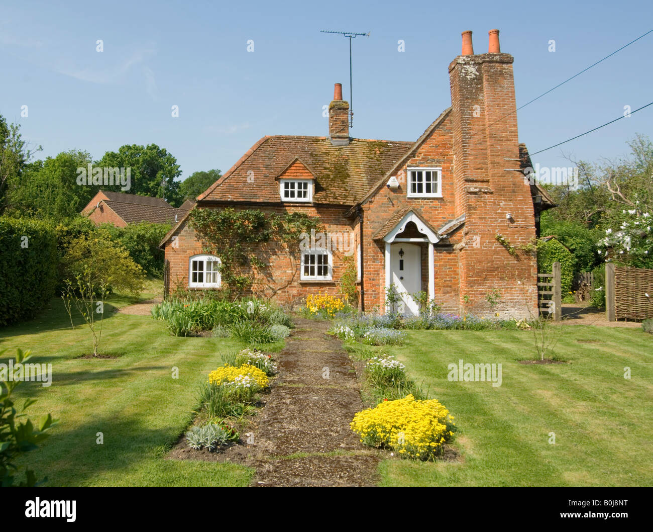 Old Cottage Crondall Surrey UK Stock Photo