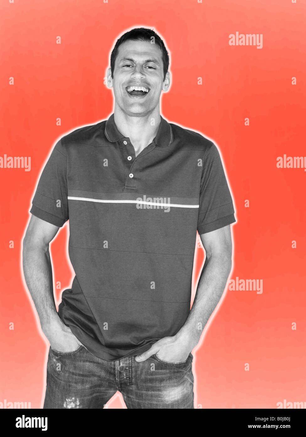 Smiling black man white background hi-res stock photography and images ...