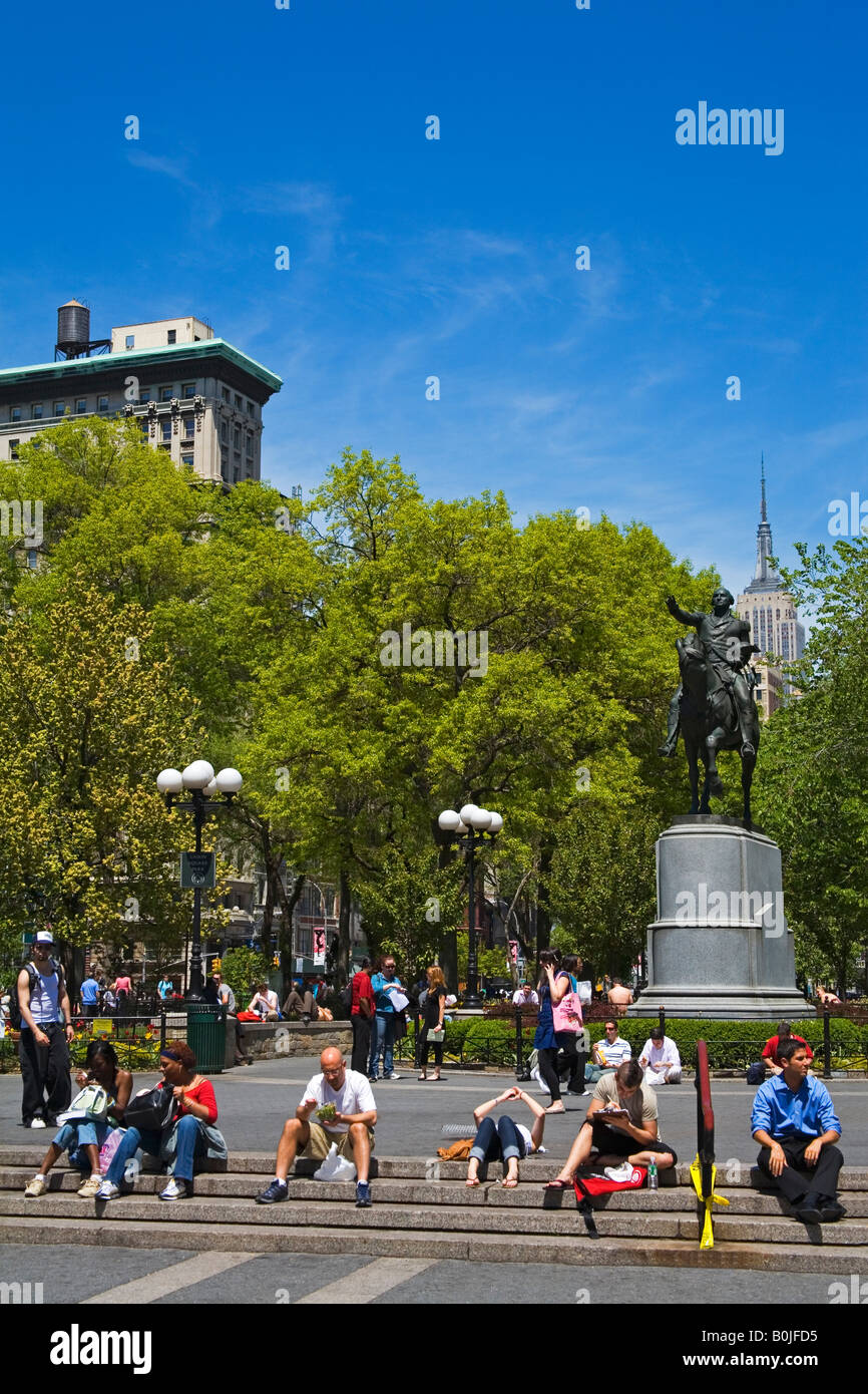 President Washington Statue Union Square Midtown Manhattan New York