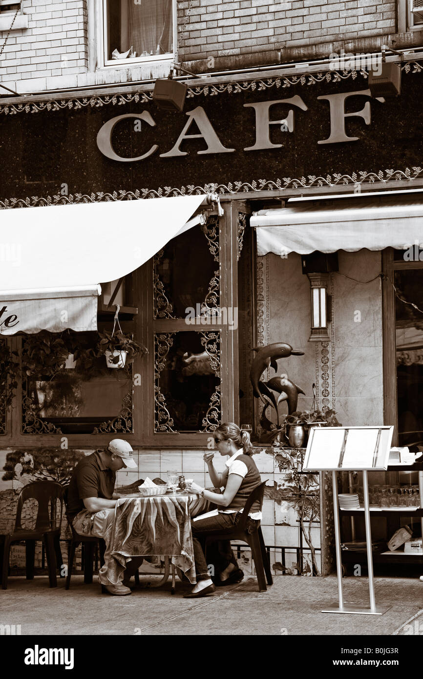 Restaurant in Little Italy in Lower Manhattan New York City New York