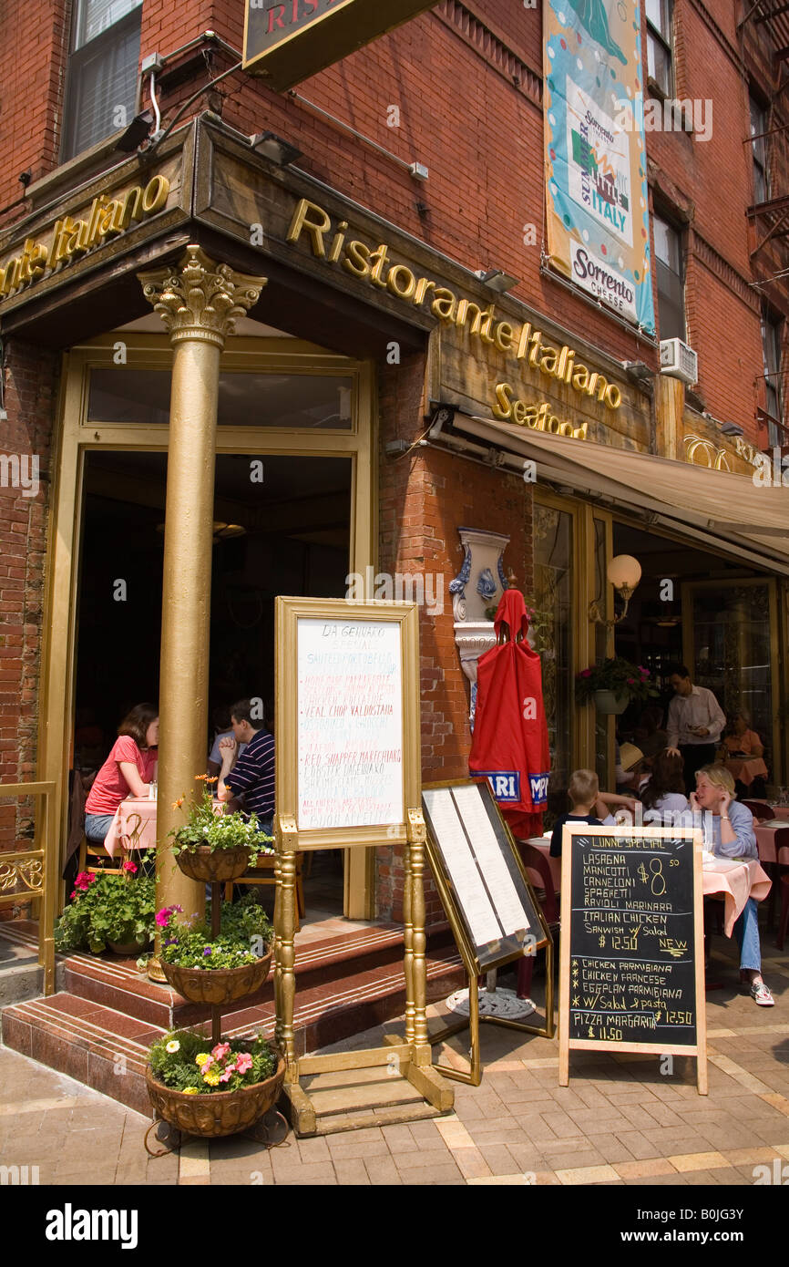 Restaurant in Little Italy in Lower Manhattan New York City New York