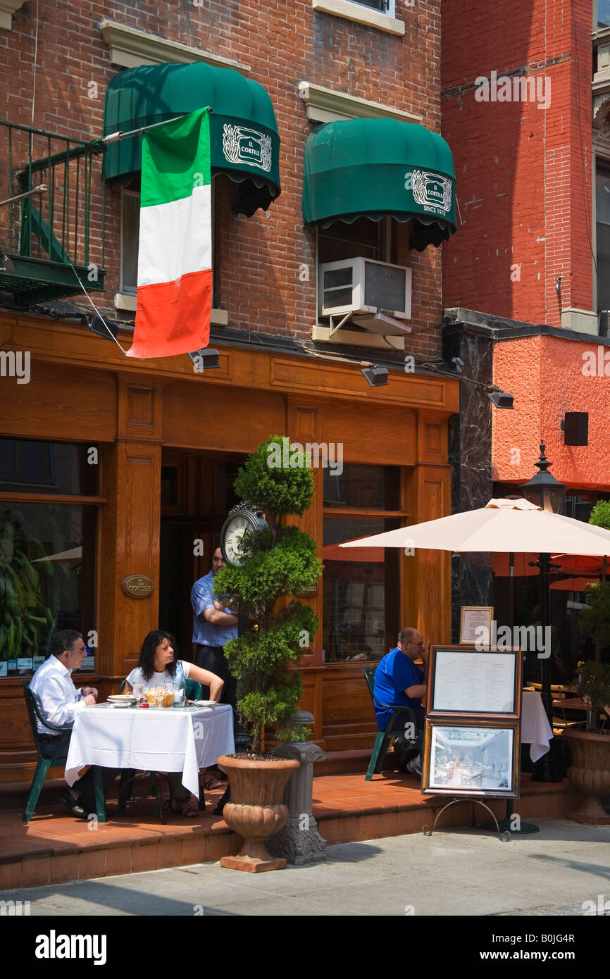 Restaurant in Little Italy in Lower Manhattan New York City New York