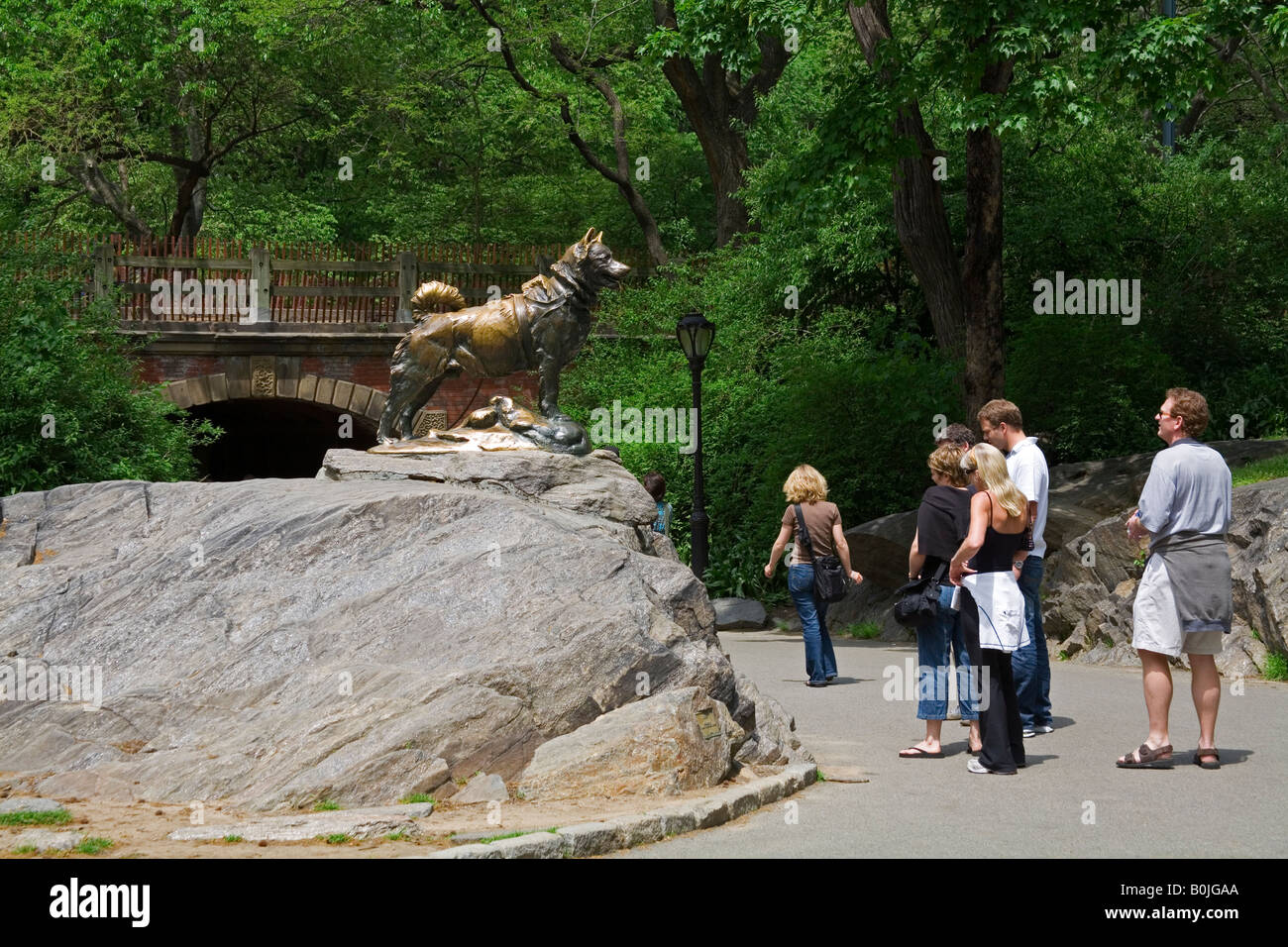 Balto Sculpture in Central Park Upper Manhattan New York City New York