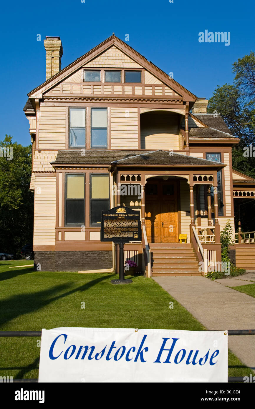 Comstock House Museum Moorhead City Minnesota USA Stock Photo Alamy