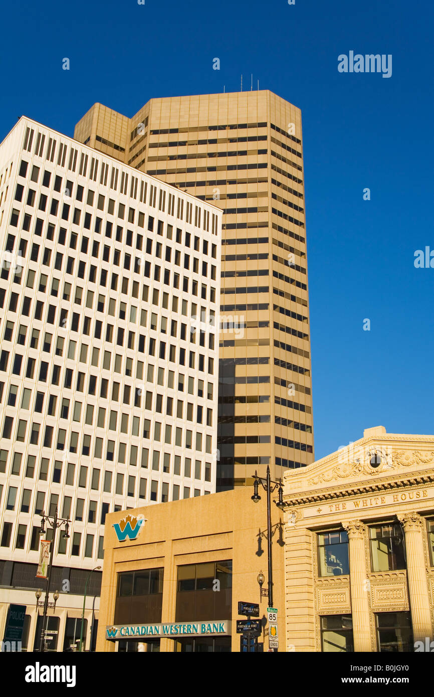 The White House Building on Portage Avenue Winnipeg Manitoba Canada