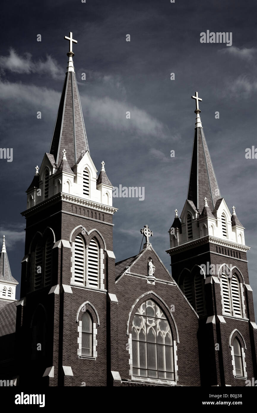 Basilica of St James Jamestown North Dakota USA Stock Photo Alamy