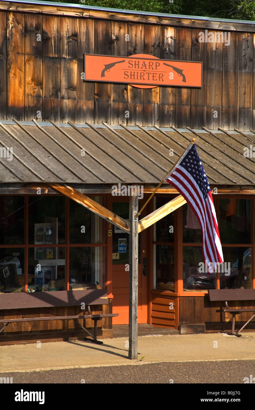 Store in Medora North Dakota USA Stock Photo Alamy