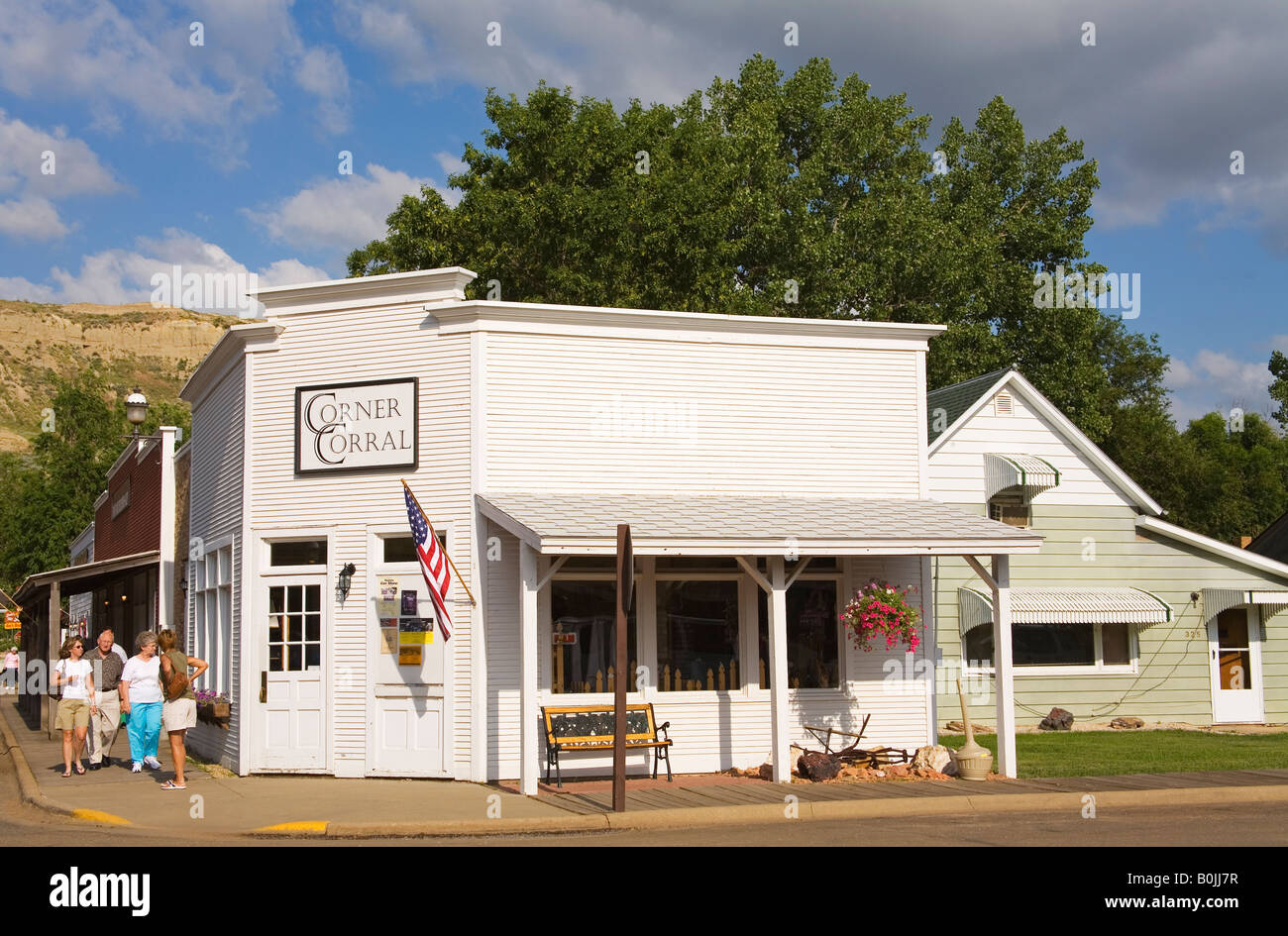 Store in Medora North Dakota USA Stock Photo Alamy