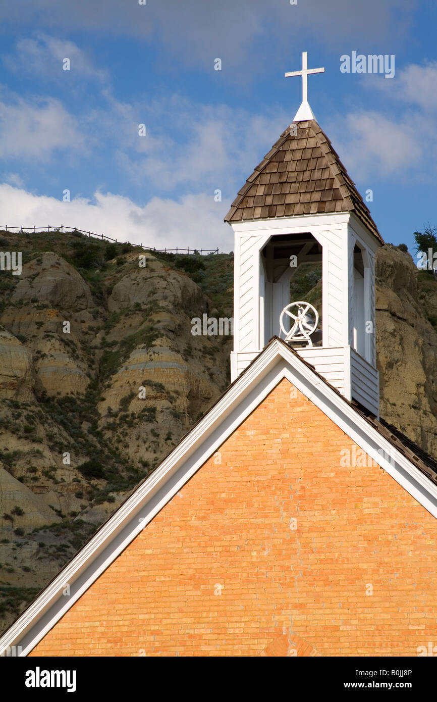 St Marks Catholic Church Medora North Dakota USA Stock Photo Alamy