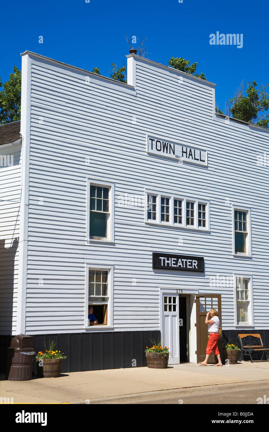 Town Hall Theater Medora North Dakota USA Stock Photo Alamy