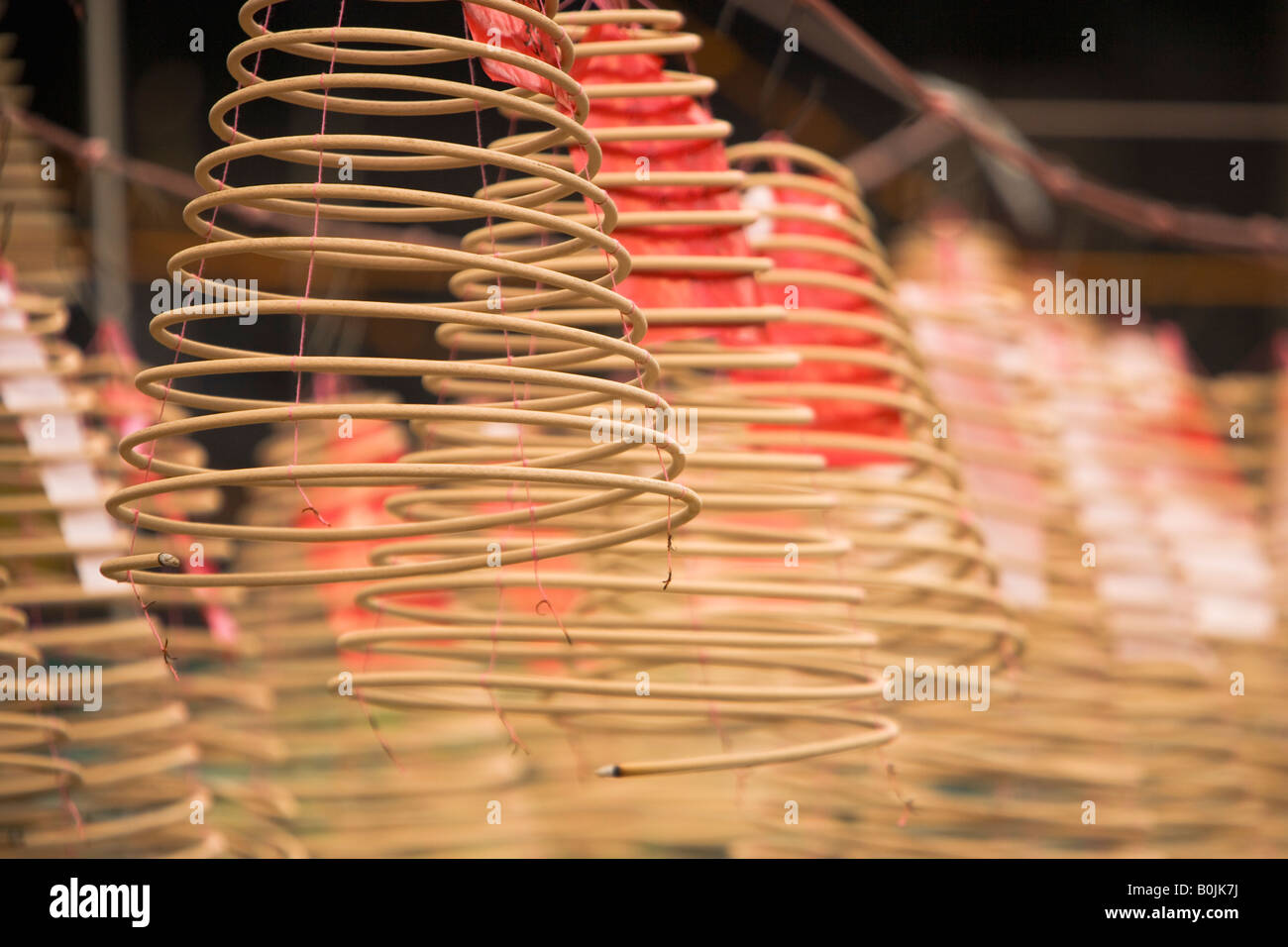 Incense Coils Burning at Chinese Temple, Singapore Stock Photo Alamy