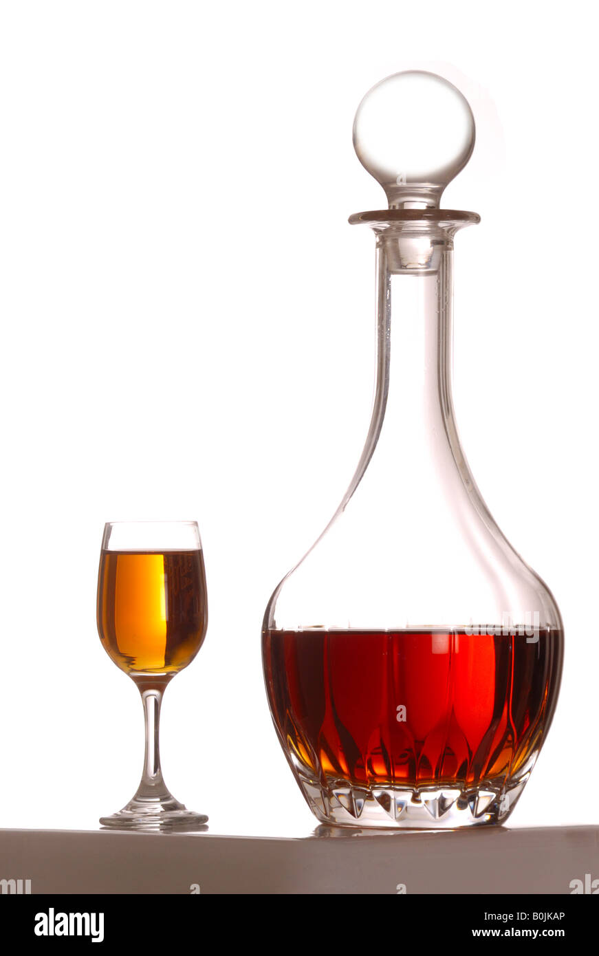 Sherry decanter hi-res stock photography and images - Alamy