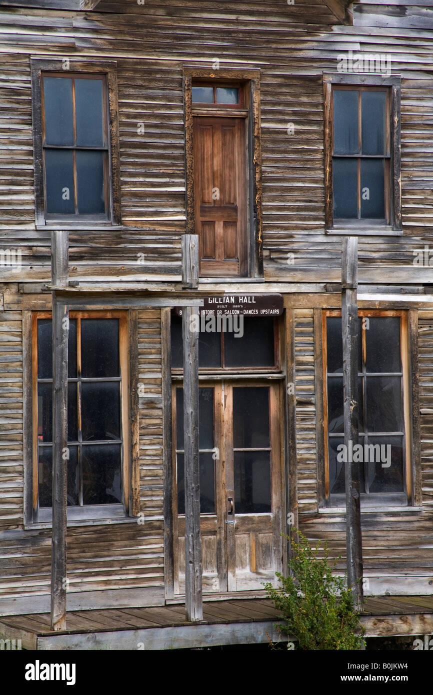 Gillian Hall Elkhorn Ghost Town State Park Boulder Helena Region Montana USA Stock Photo Alamy