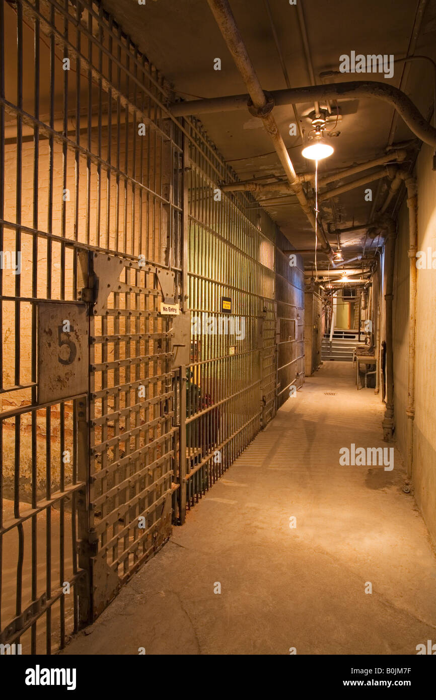 Underground City Jail National Historic District Butte Montana USA Stock Photo Alamy