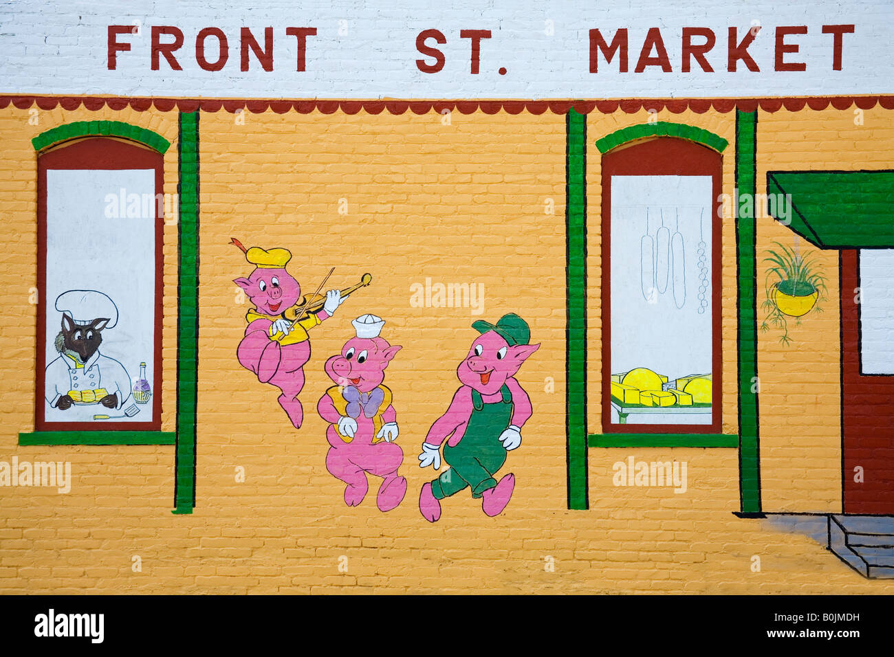 Front Street Market Butte Montana USA Stock Photo Alamy