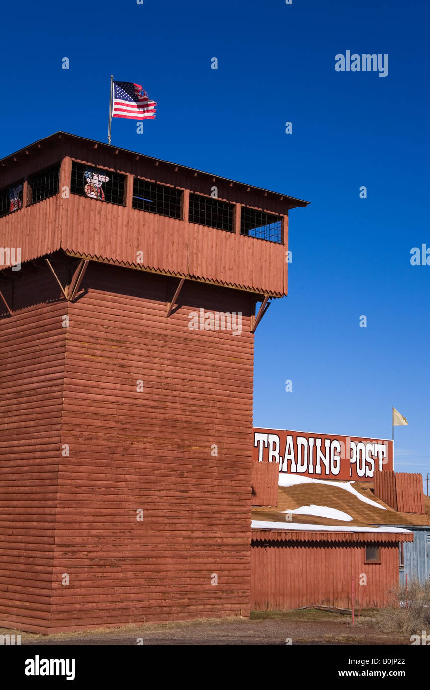 Fort Courage Trading Post Houck Historic Route 66 Arizona USA Stock Photo Alamy