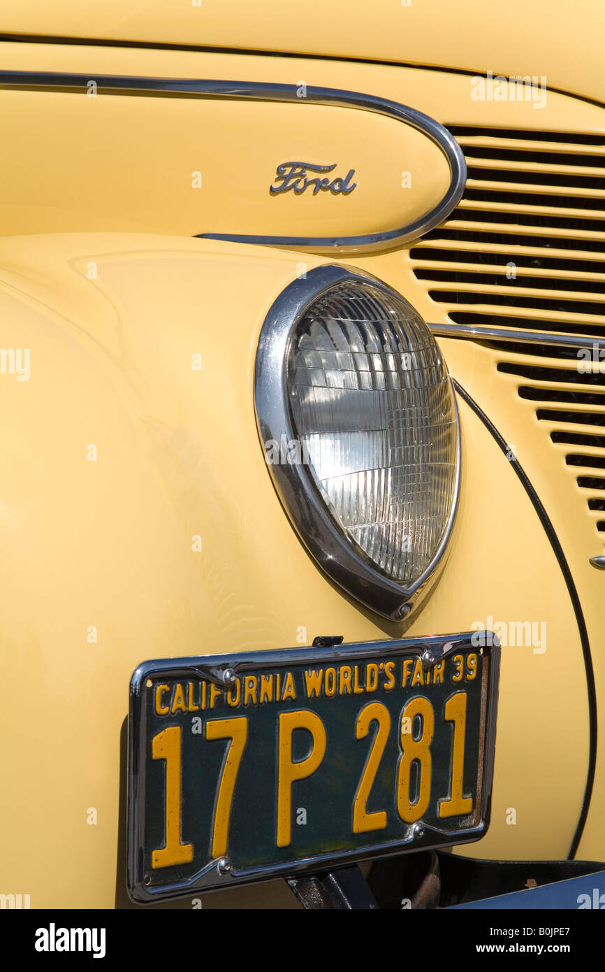 Front of 1939 Ford Station Wagon Standard Stock Photo