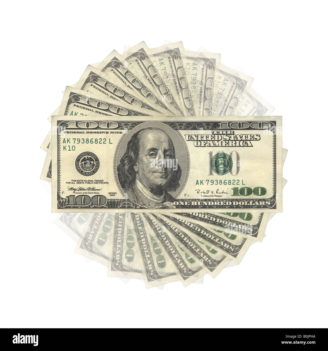 Money wheel 100 USA dollars banknotes Stock Photo Alamy