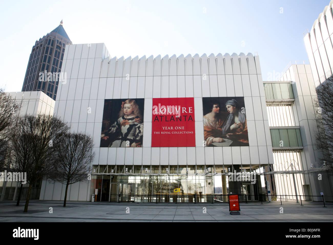 High Museum of Art Atlanta Woodruff Arts Center Stock Photo