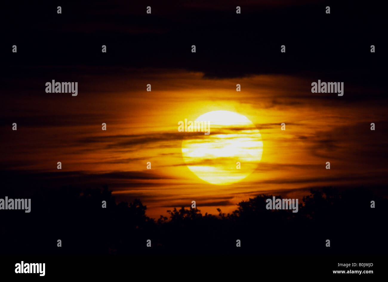 Sunset Stock Photo