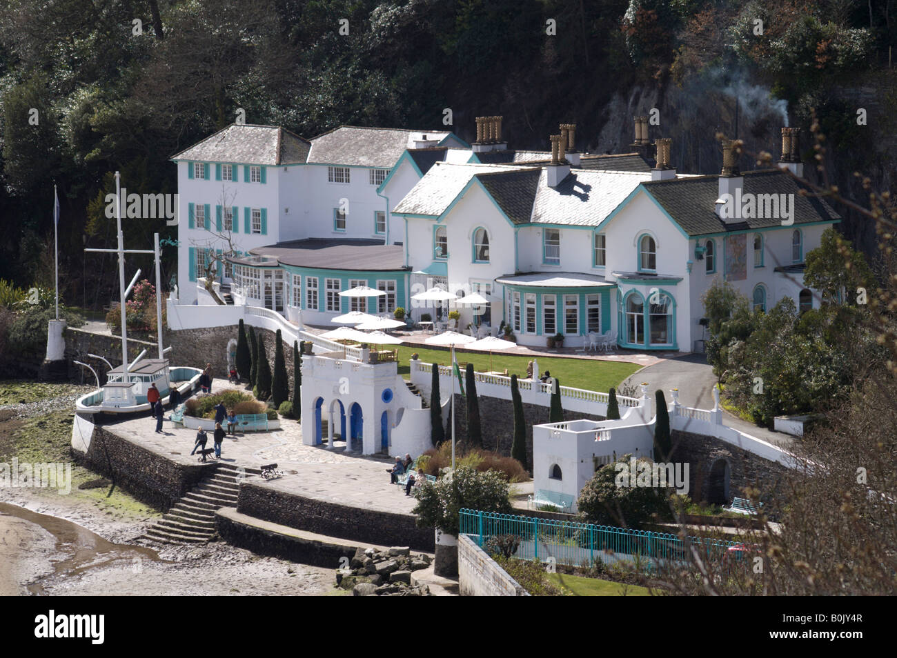 Portmeirion, the "Village" from "The Prisoner" TV series, North Wales