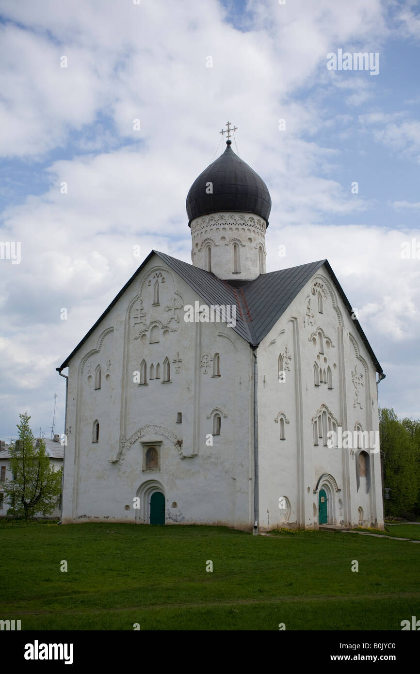 The Church of the Transfiguration, Veliky Novgorod, Russia. Stock Photo