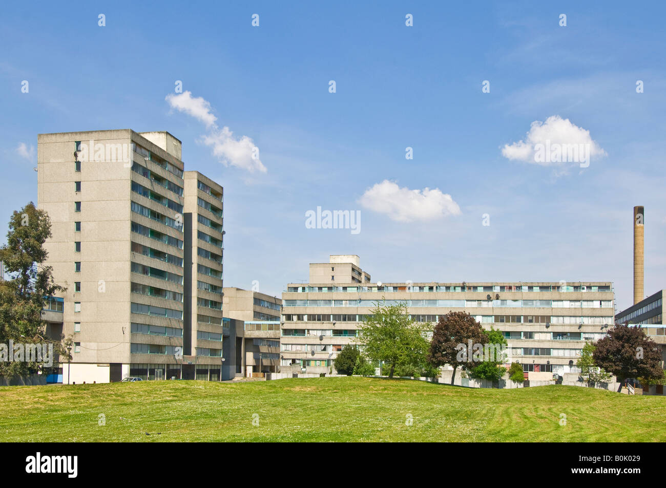 A view on the infamous Ferrier estate in Kidbrooke, London Stock Photo
