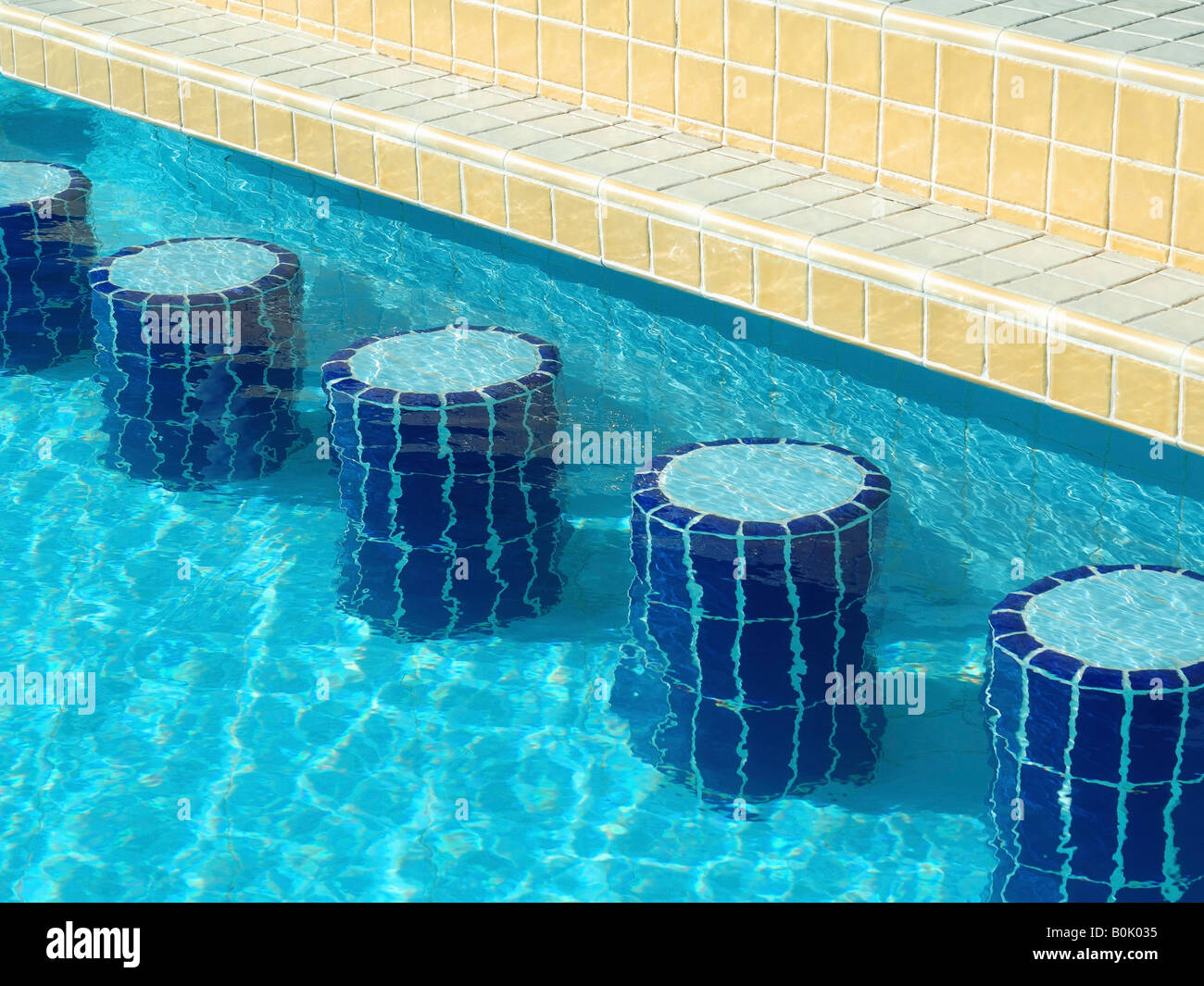 seats at a pool bar Stock Photo Alamy