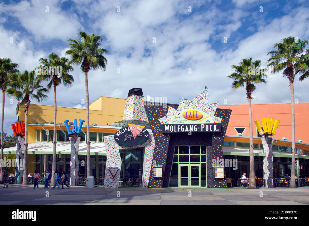 The Wolfgang Puck Cafe In Downtown Disney Lake Buena Vista Florida Usa Stock Photo Alamy