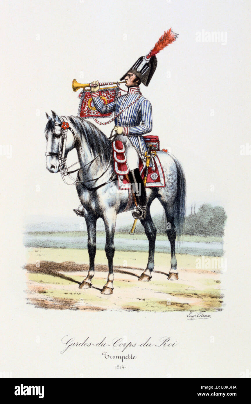 Figurine à Peindre ART MIGNATURE - Garde Du Corps Du Roi 1745 - 54mm - Plomb