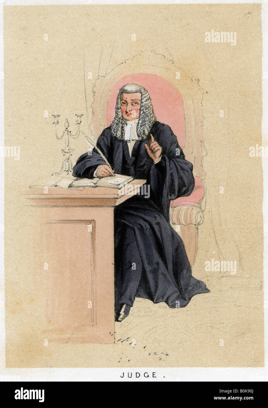 Judge wig black hi-res stock photography and images - Alamy