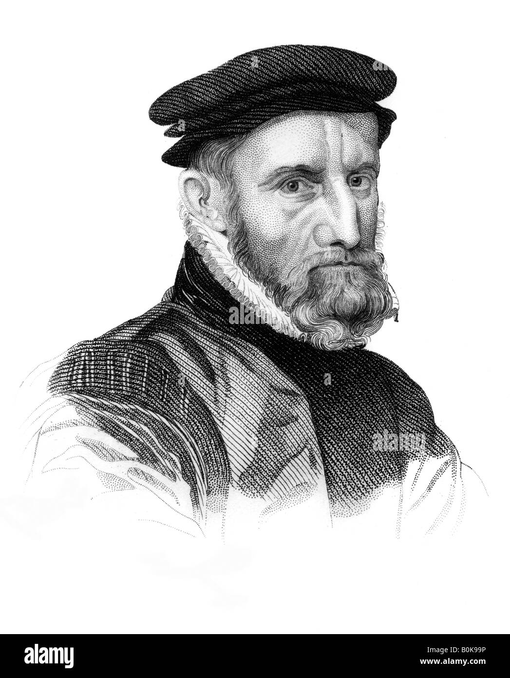 Sir Thomas Gresham, English merchant and financier, (1823). Artist: Unknown Stock Photo