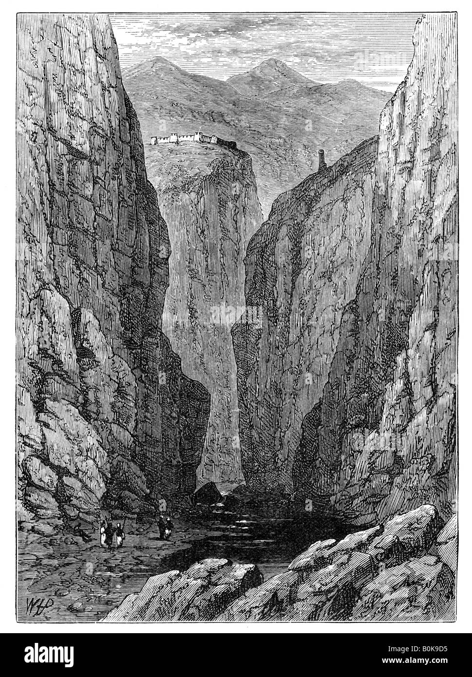 The Khyber Pass, Afghanistan, 1900. Artist: Unknown Stock Photo