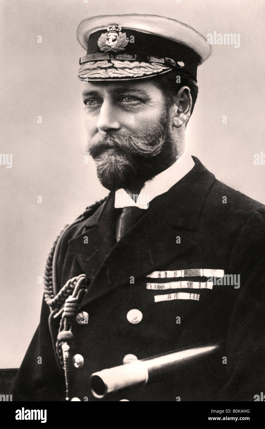 King George V (1865-1936), early 20th century.Artist: Rotary Photo Stock  Photo - Alamy
