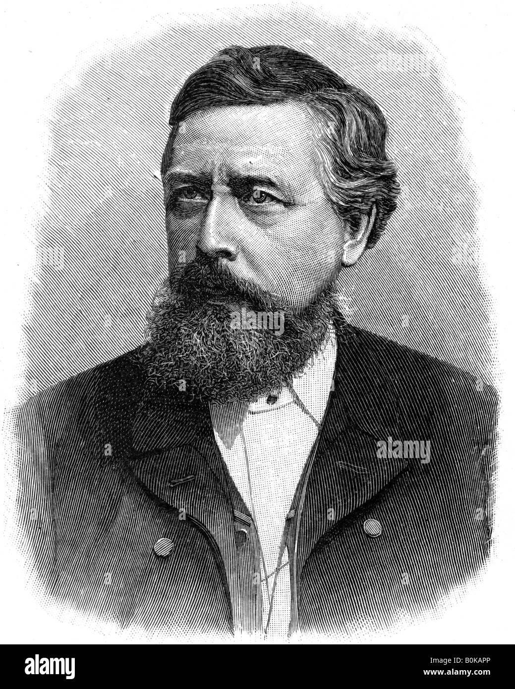 Wilhelm Liebknecht, 19th century German social democrat, (1903). Artist: Unknown Stock Photo