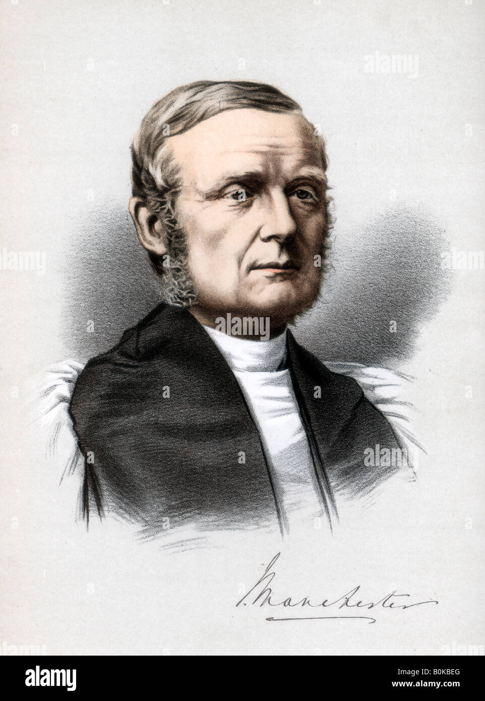 James Fraser, Anglican bishop of Manchester, c1890.Artist: Cassell, Petter  & Galpin Stock Photo - Alamy