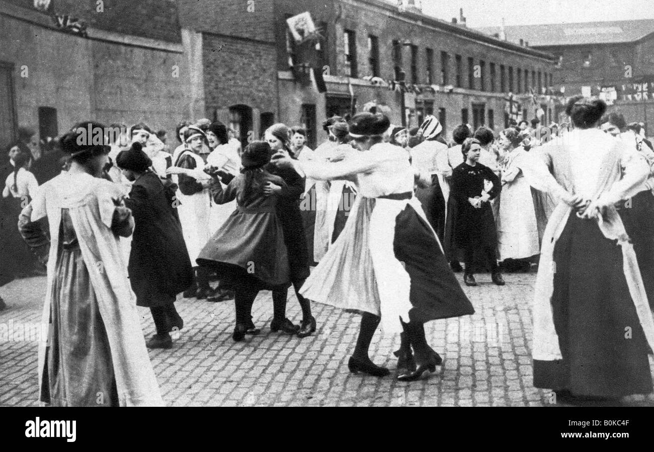 Celebrating the end of the First World War, 1918, (1935). Artist: Unknown Stock Photo