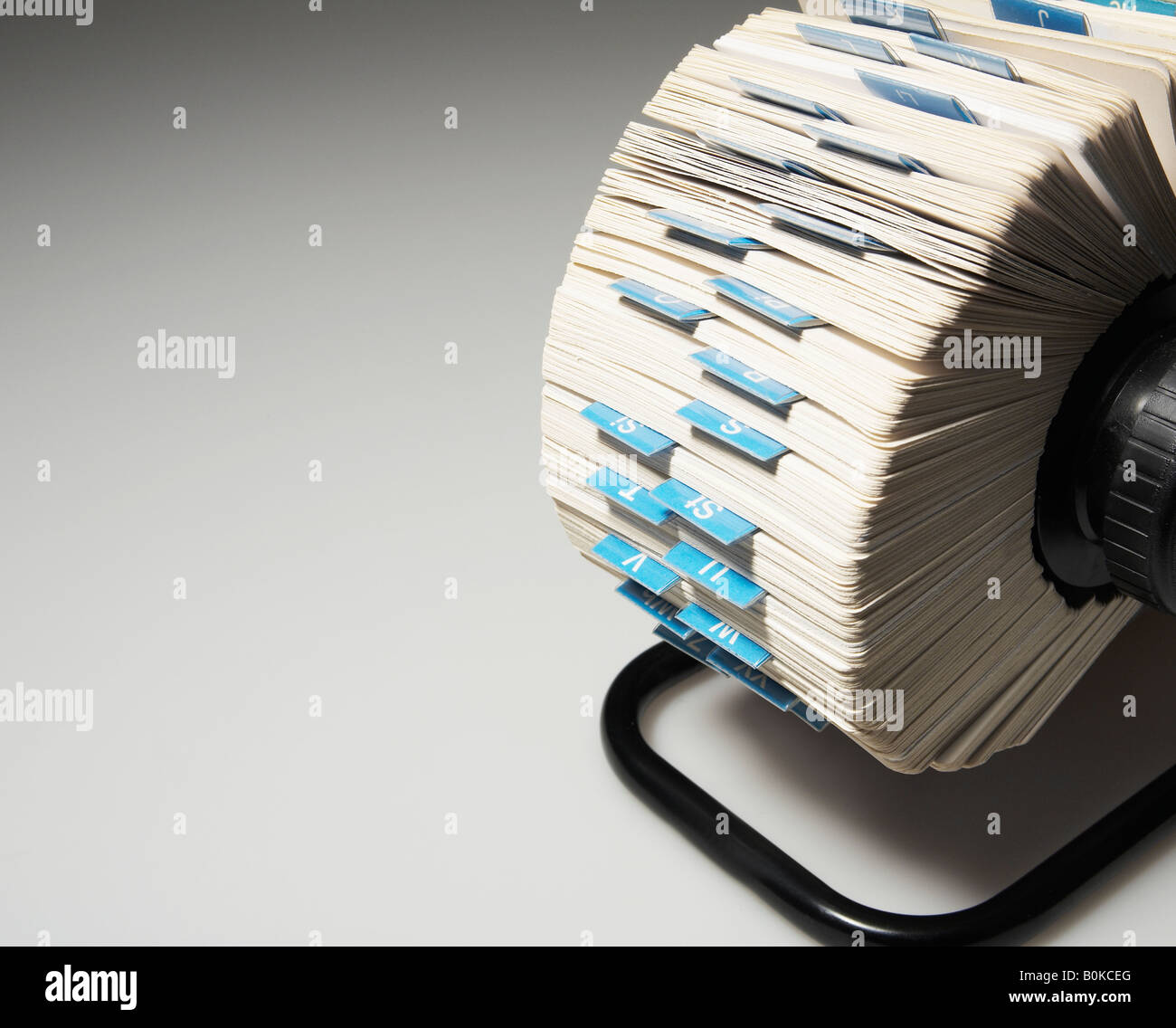 Rotary Card File Stock Photo Alamy