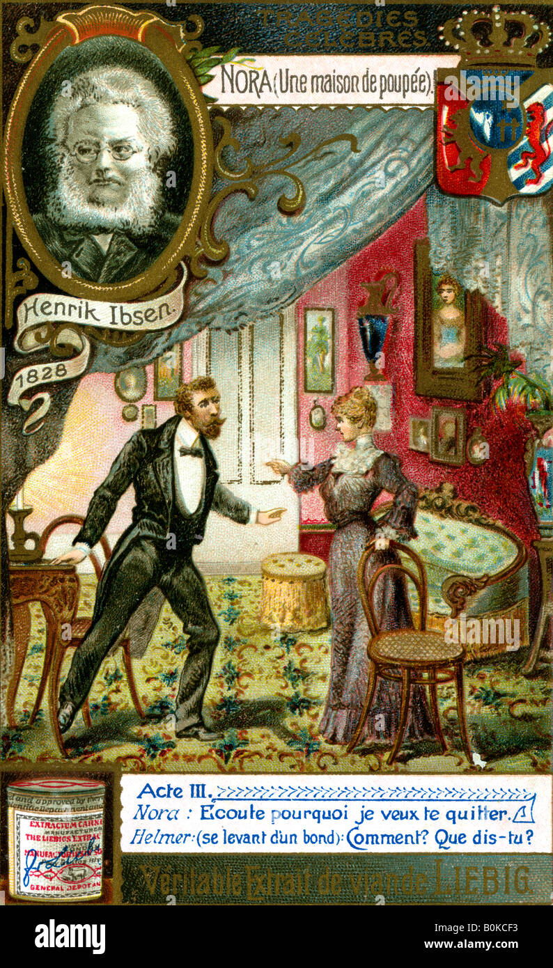 Nora (A Doll's House) by Henrik Ibsen, c1900. Artist: Unknown Stock Photo