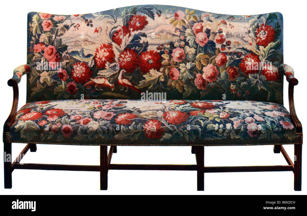 Gothic tapestry sofa, unique high style furniture