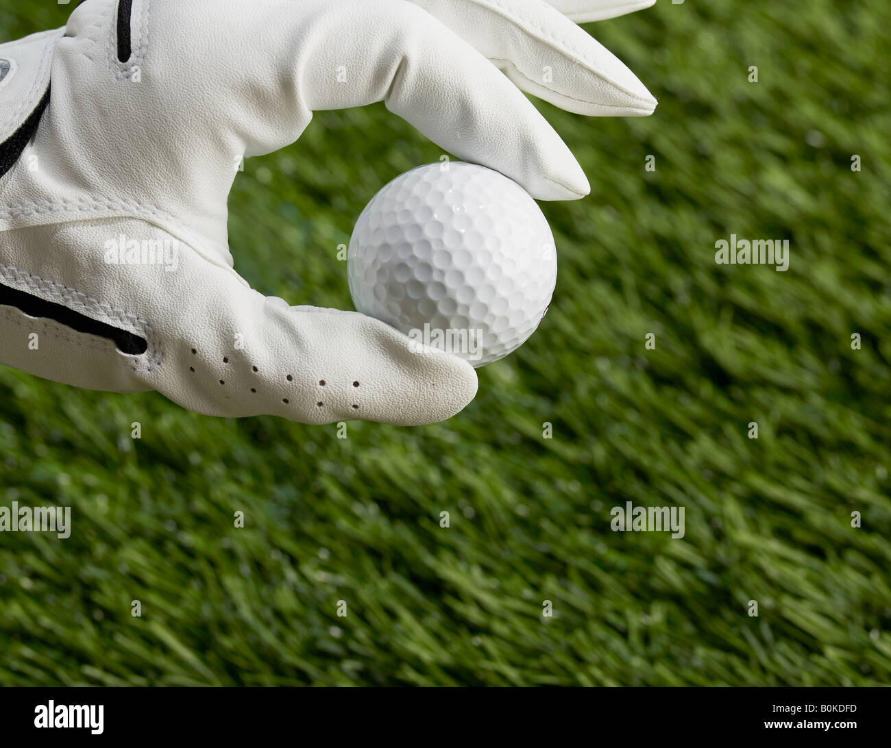 Human Hand Holding Golf Ball Stock Photo Alamy