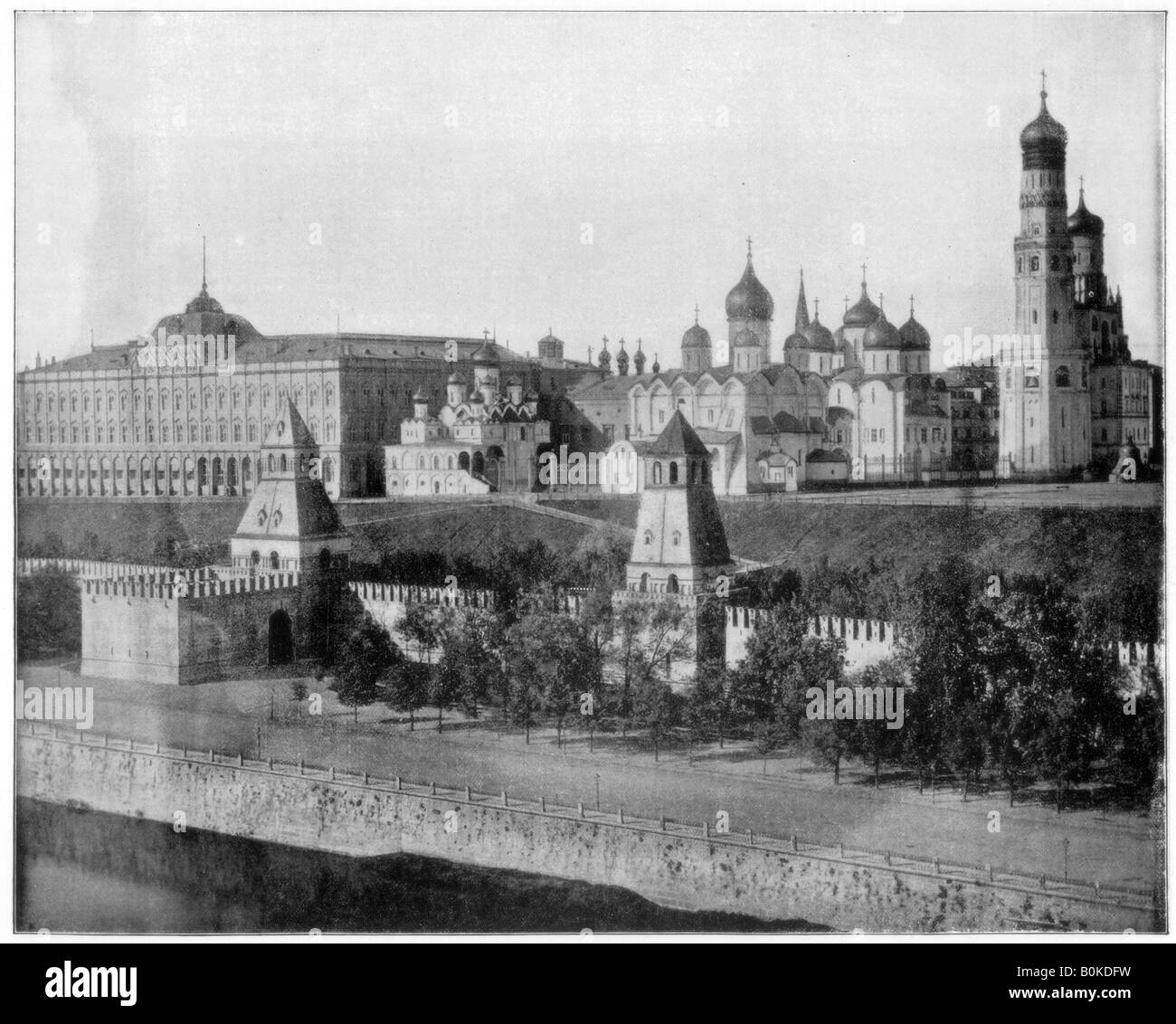 The Kremlin, Moscow, late 19th century. Artist: John L Stoddard Stock Photo