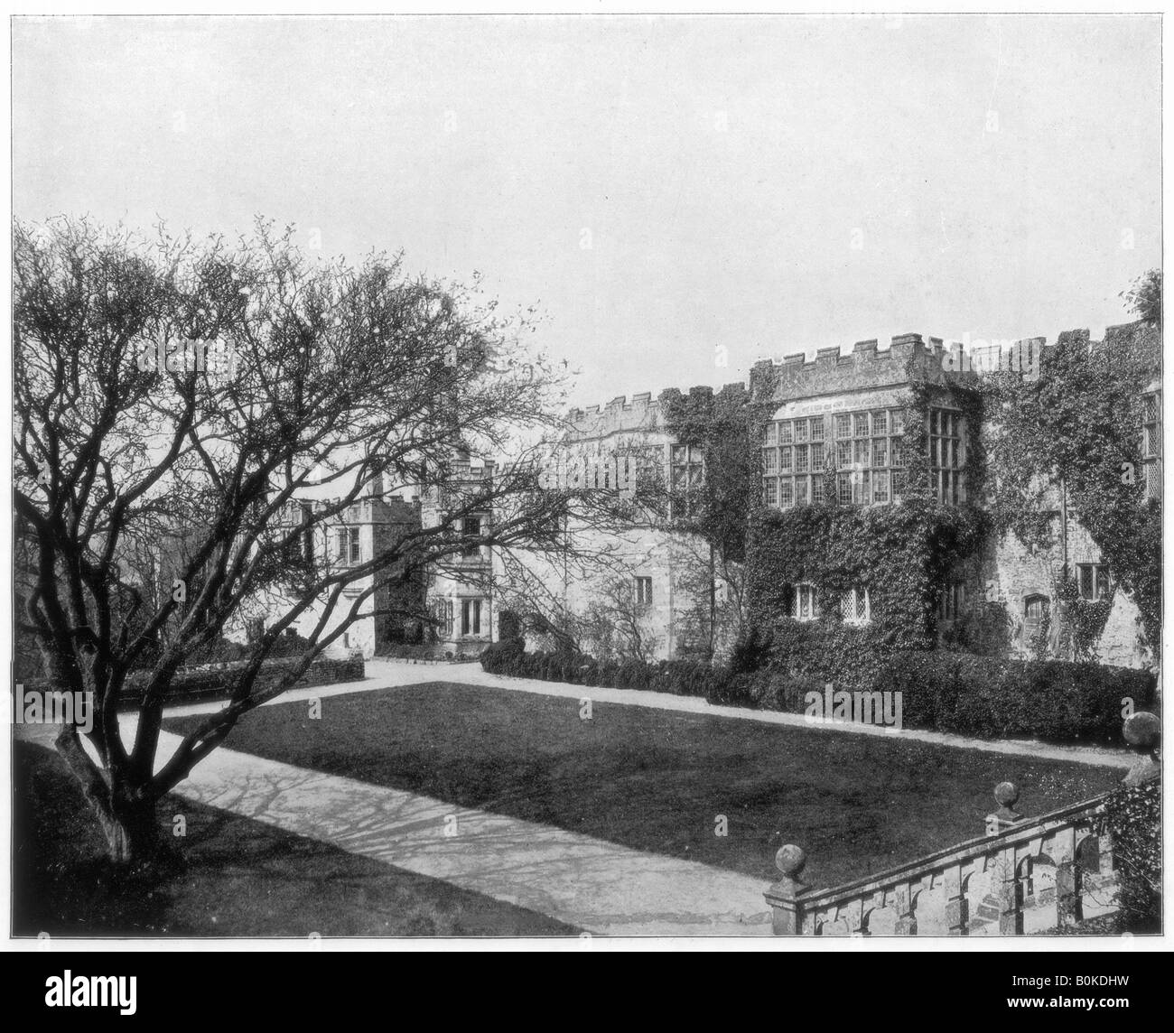 Haddon hall Black and White Stock Photos & Images - Alamy