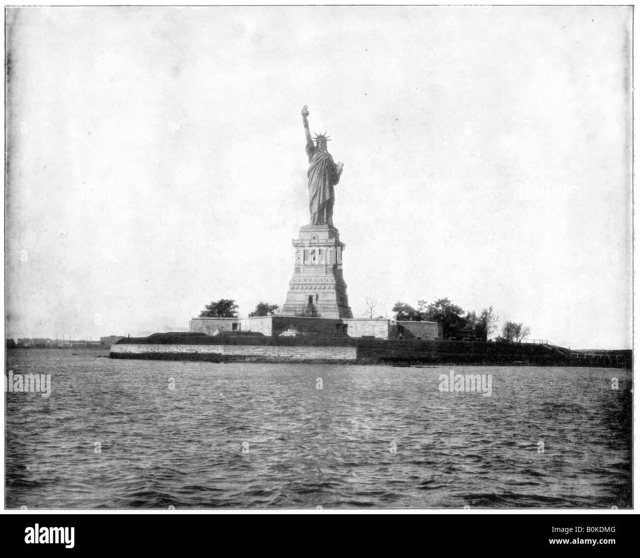 Statue of Liberty, New York Harbour, late 19th century. Artist John L