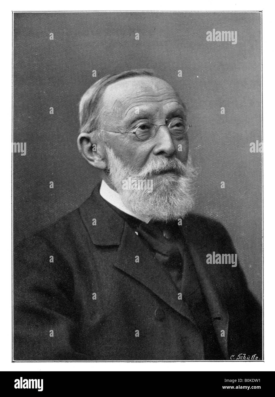 Rudolph Virchow, German pathologist, 1902.Artist: C Schutte Stock Photo