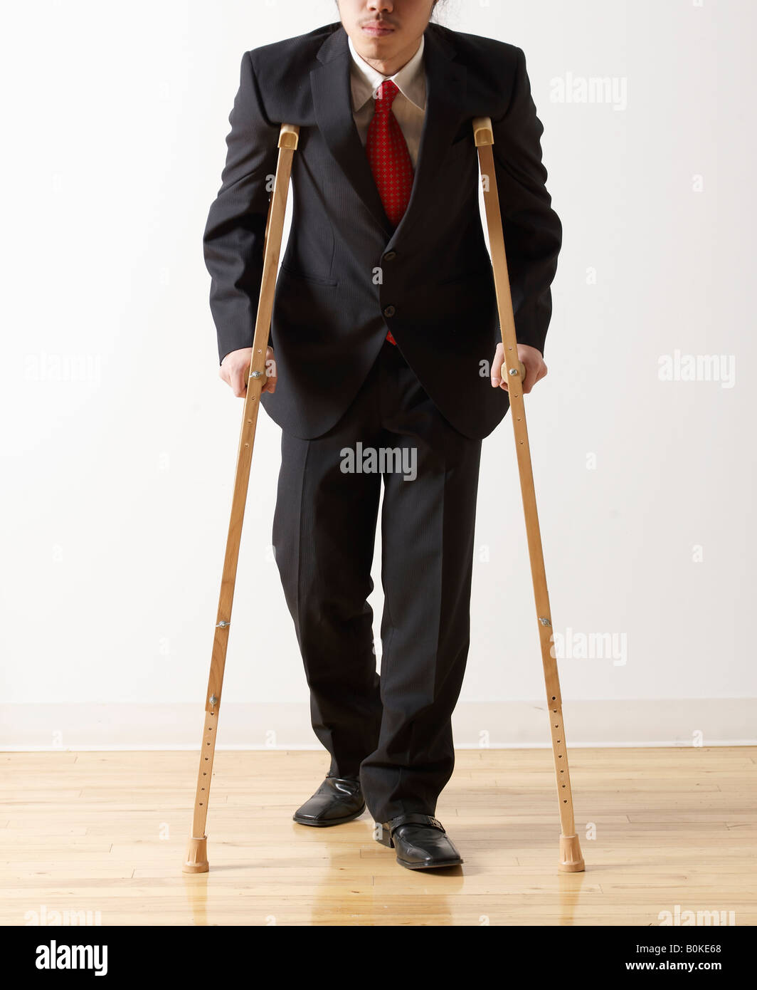 Person On Crutches Stock Photos & Person On Crutches Stock Images Alamy