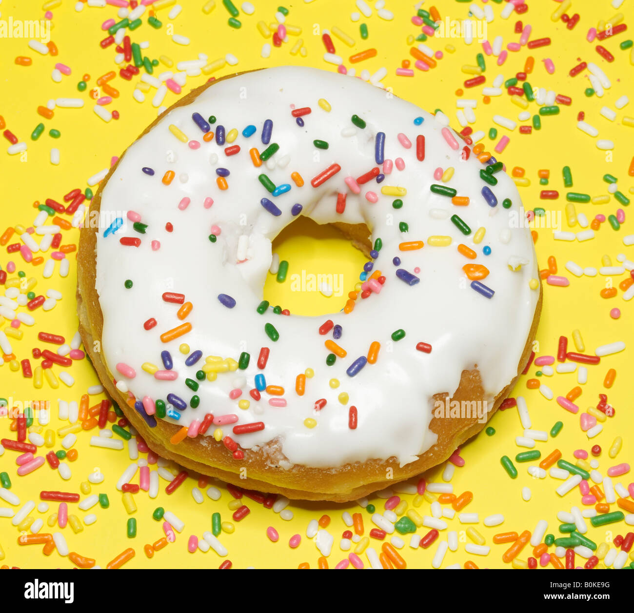 Doughnut with sprinkles hires stock photography and images Alamy