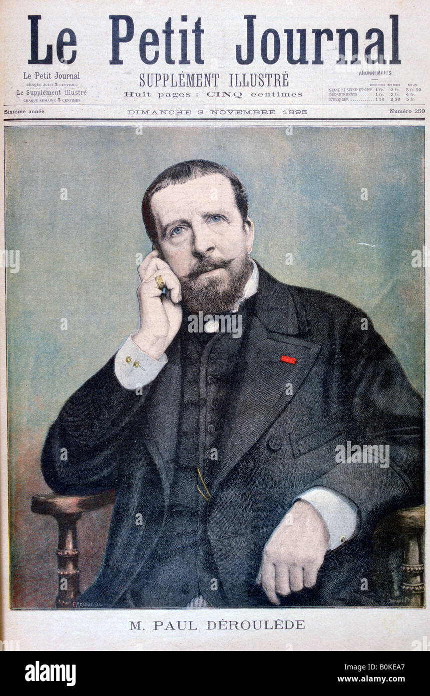 Paul Déroulède, French author and politician, 1895. Artist Unknown